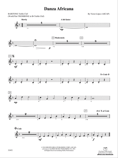 Danza Africana: Baritone T.C.