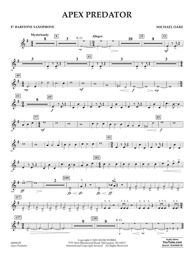 Apex Predator - Eb Baritone Saxophone