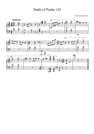 Study of Psalm 134
