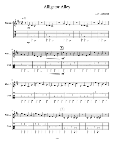 Alligator Alley - Guitar 3