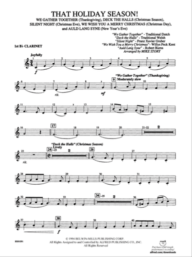 That Holiday Season!: 1st B-flat Clarinet