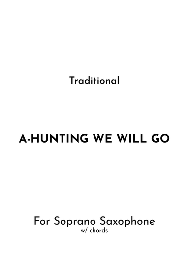 A-Hunting We Will Go