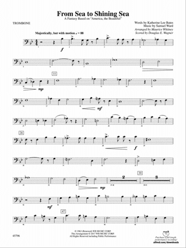 From Sea to Shining Sea: 1st Trombone