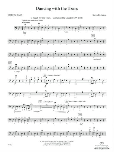 Dancing with the Tzars: String Bass