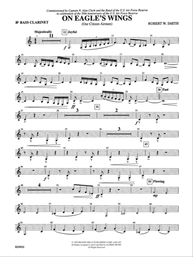 On Eagle's Wings: B-flat Bass Clarinet