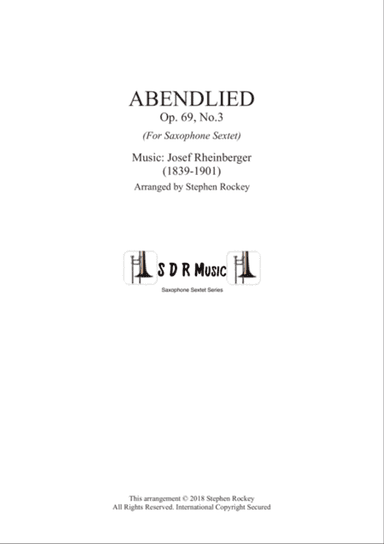 Abendlied for Saxophone Sextet