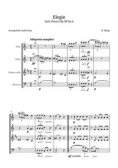 Lyric Pieces Op.38 No.6