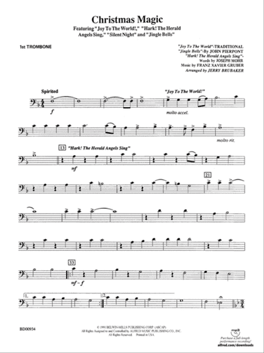 Christmas Magic: 1st Trombone