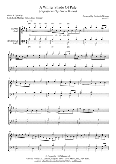 A Whiter Shade Of Pale