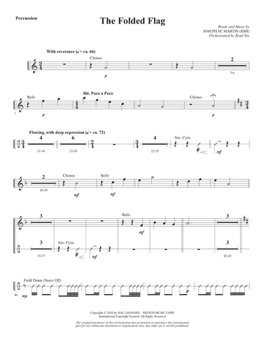The Folded Flag - Percussion