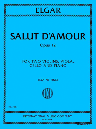 Salut D'Amour, Op. 12, For Two Violins, Viola, Cello, And Piano