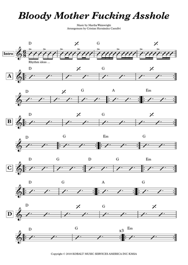 Bloody Mother Fucking Asshole