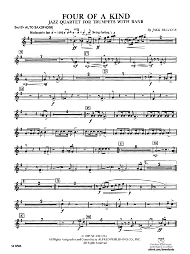 Four of a Kind: 2nd E-flat Alto Saxophone