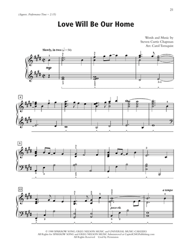 Love Will Be Our Home (arr. Carol Tornquist)