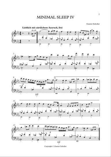 MINIMAL SLEEP IV