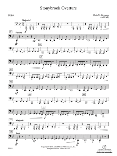 Stonybrook Overture: Tuba