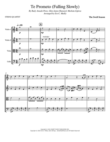 Te Prometo (falling Slowly)