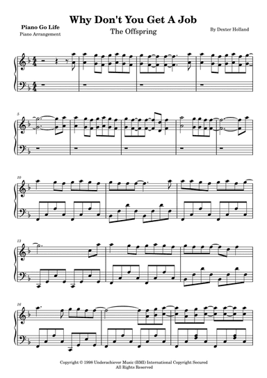 Why Don't You Get A Job?