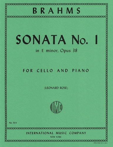Sonata No. 1 in E minor, Op. 38