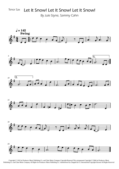 Let It Snow! Let It Snow! Let It Snow!