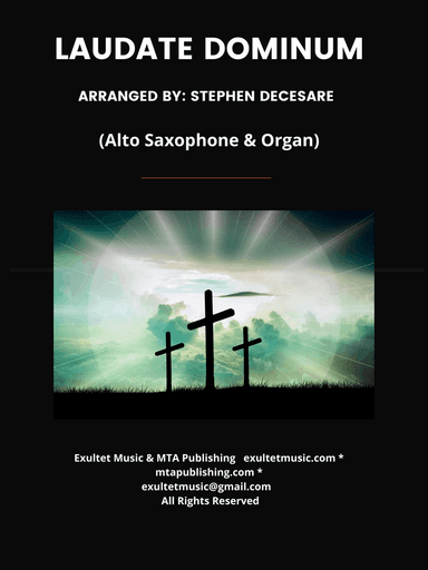 Laudate Dominum (Alto Saxophone - Organ Accompaniment)
