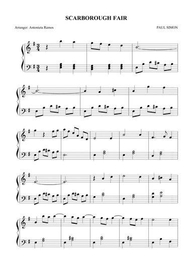 Scarborough Fair/canticle