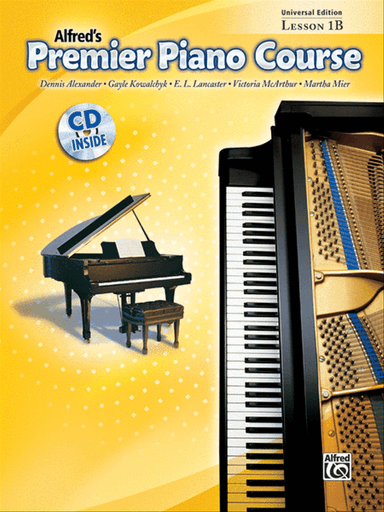 Premier Piano Course Lesson Book, Book 1B