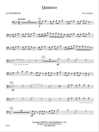 Quintero: 2nd Trombone