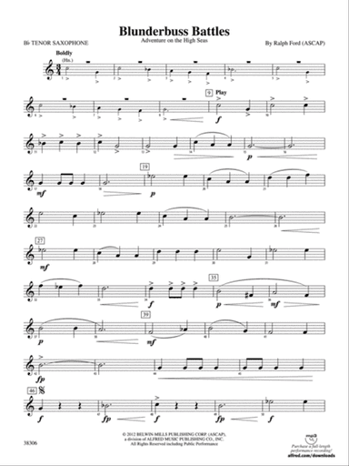 Blunderbuss Battles: B-flat Tenor Saxophone