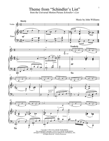 Theme From "Schindler's List"