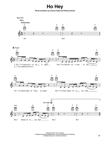 Ho Hey (arr. Fred Sokolow)