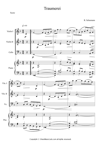 Traumerei scenes from childhood op15