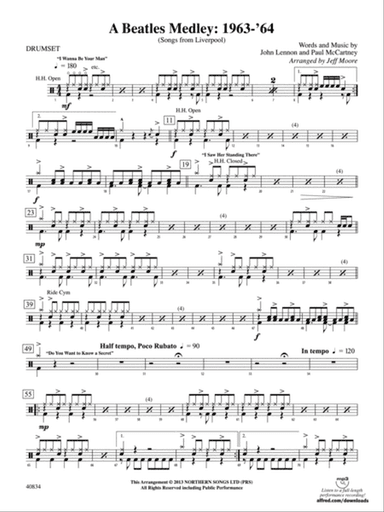 A Beatles Medley: 1963–'64: Drums
