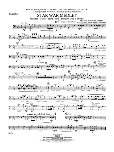 Star Wars® Medley: Bassoon
