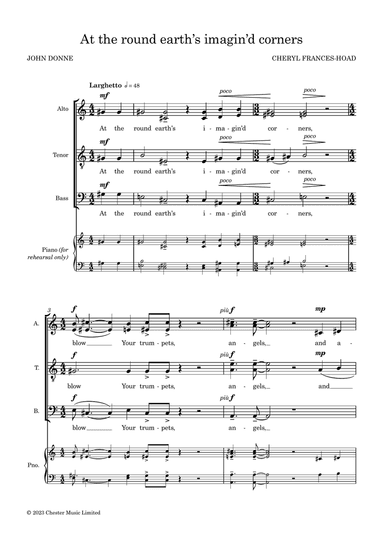 At the round earth's imagin'd corners