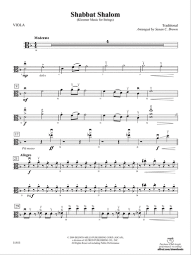 Shabbat Shalom: Viola