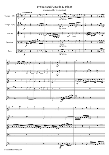 Prelude and Fugue in D minor