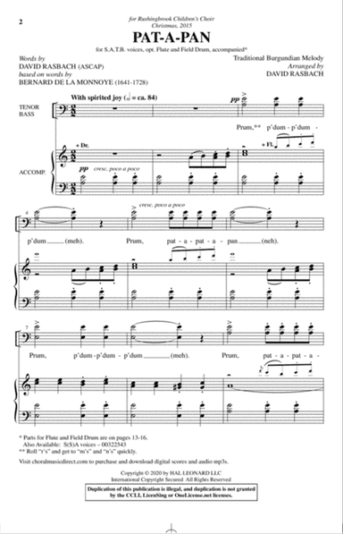 Pat-A-Pan (arr. David Rasbach)
