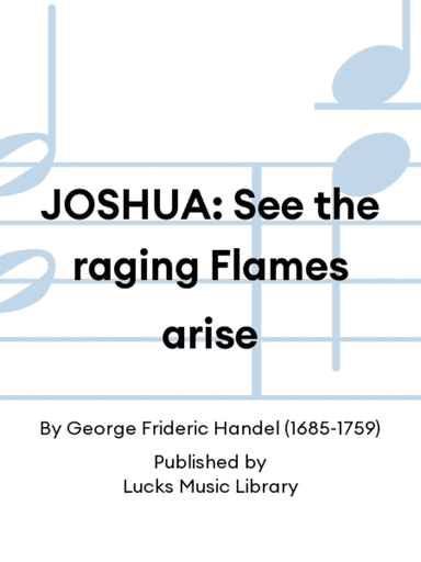 JOSHUA: See the raging Flames arise