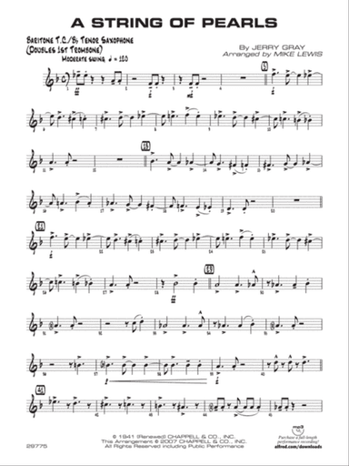 String of Pearls: Baritone T.C.