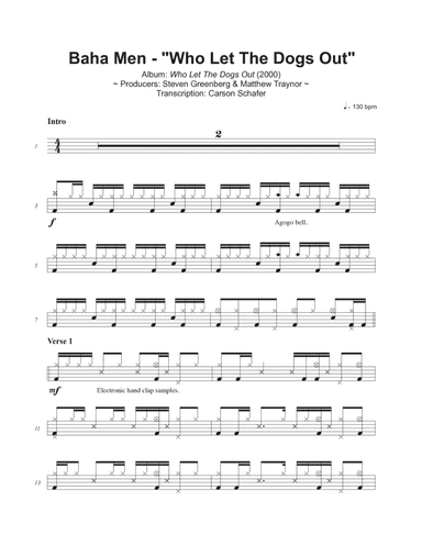 Who Let The Dogs Out