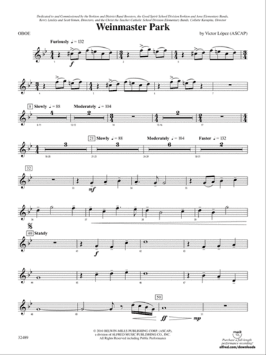 Weinmaster Park: Oboe