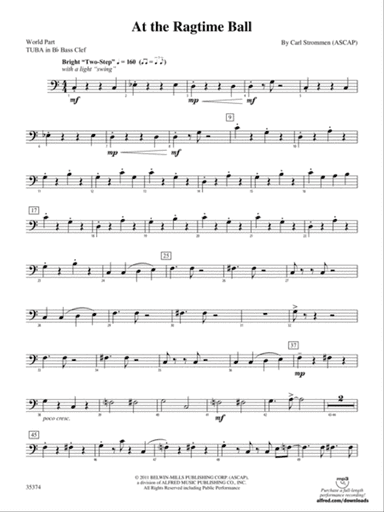 At the Ragtime Ball: (wp) B-flat Tuba B.C.