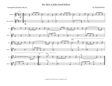For He's A Jolly Good Fellow