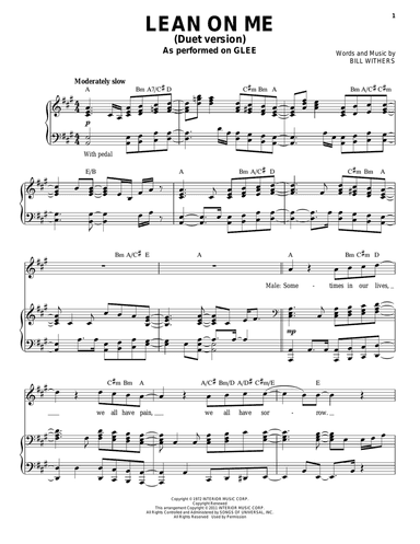 Lean On Me (Vocal Duet)