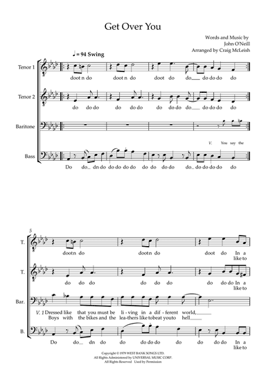 Get Over You (arr. Craig McLeish)