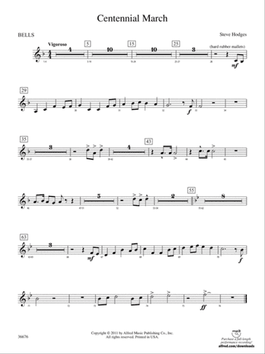 Centennial March: Bells