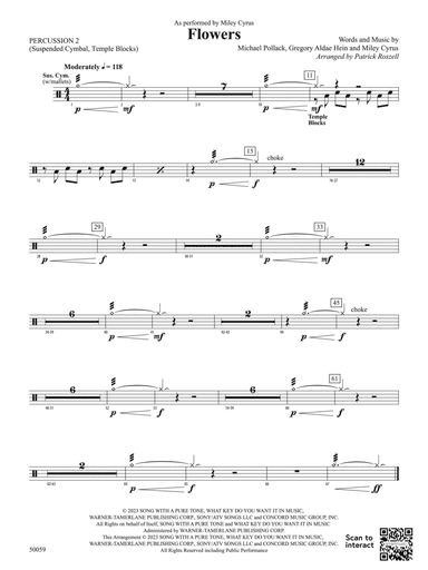 Flowers: 2nd Percussion