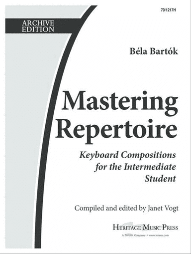 Mastering Repertoire: Bartok