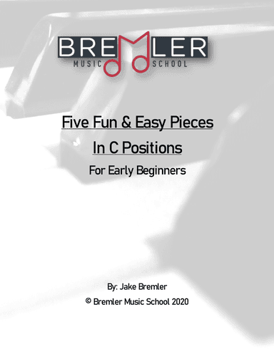 Five Fun & Easy Pieces in C Position